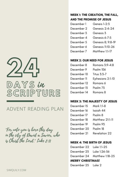 Girl Bible Study, Advent Readings, Genesis 11, Psalm 106, Genesis 6, Matthew 1, Christmas Bible, Bible Reading, Birth Of Jesus