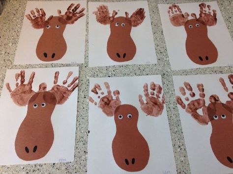 Winter Animals Preschool, Hibernation Crafts, Forest Animals Preschool, Forest Animal Crafts, Winter Animal Crafts, Moose Crafts, Animal Crafts Preschool, Forest Animals Theme, Forest Crafts