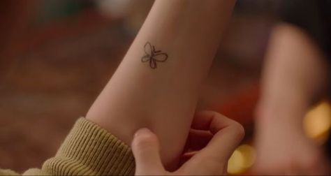 Nevertheless Butterfly, Cute Tiny Tattoos, Song Kang, Butterfly Drawing, Simplistic Tattoos, Minimal Tattoo, Creative Tattoos, I Love Girls, Really Good Movies