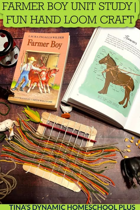 Colonial Activities For Kids, Book Unit Studies, Handicrafts For Kids, The Playful Pioneers, Waldorf 3rd Grade Farming, Little House In The Big Woods Unit Study, Homesteading Unit Study, Homeschool Unit Studies, Homeschool Country Unit Study