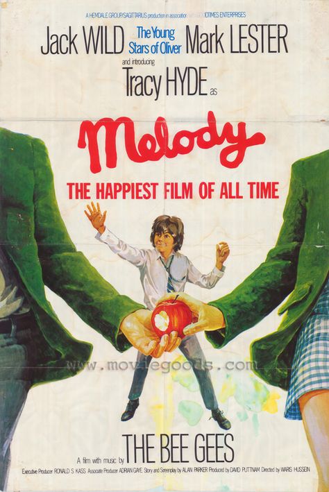 Melody (1971) Melody Fair, Teenage Movie, Alan Parker, Romantic Stories, Somebody To Love, Bee Gees, All Movies, Movie Posters Vintage, Vintage Movies