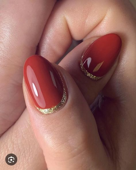 Burnt Orange And Tan Nails, Wedding Nails Orange, Burnt Orange And Black Nails, Burned Orange Nails, Burnt Orange Wedding Nails, Rust Nails Design, Burnt Orange Nails Designs, Burnt Orange Nail Ideas, Wedding Gel Nails