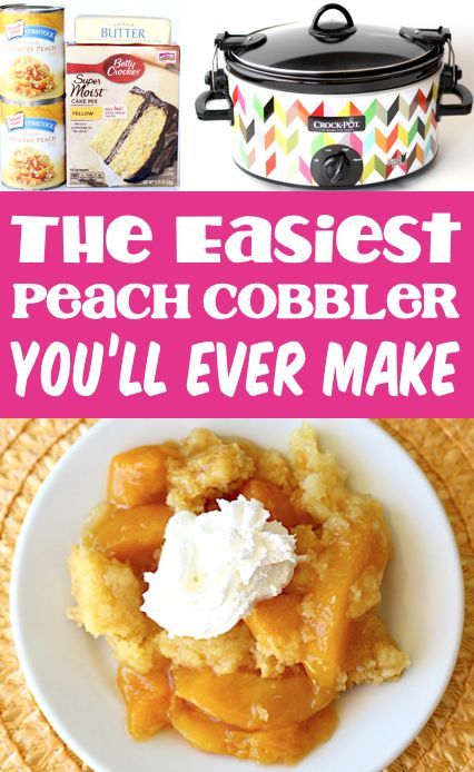 Crockpot Peach Cobbler Dump Cake 3 Ingredient Cobbler Crockpot, Easy Crock Pot Peach Cobbler, Peach Cobbler Recipe Crock Pot, Peach Dump Cobbler 3 Ingredients, Dump And Bake Cobbler, Cobbler Crockpot Recipes, Peach Cobbler In Crock Pot Easy Recipes, Peach Cobbler In A Crock Pot, Peach Cobbler In Slow Cooker