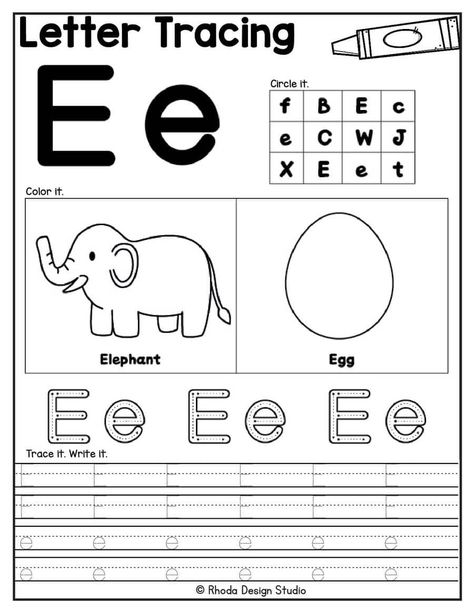 Letter E Coloring Pages E Letter Worksheet, Letter E Worksheets Kindergarten, E Worksheets Preschool, Letter E Worksheets Preschool, Letter E Worksheet, E Worksheet, Letter E Activities, Alphabet For Toddlers, Alphabet Activity