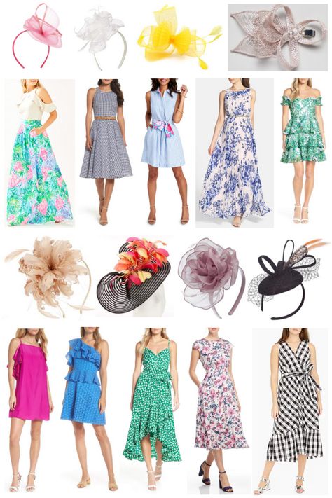 Where to Buy Fascinators for Kentucky Derby Day – Daily Katy Kentucky Derby Looks For Women, Derby Inspired Outfits, Kentucky Derby Outfit For Women Plus Size, Derby Dress 2023, Derby Looks For Women, Derby Style Outfits, Women Derby Outfit, 2023 Derby Outfits, Womens Derby Outfits