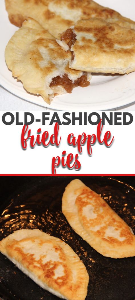 Fried Pastry, Extreme Cakes, Fried Apple, Fried Apple Pies, Homemade Pies, Dessert Pie, Hand Pie Recipes, Apple Hand Pies, Fried Pies