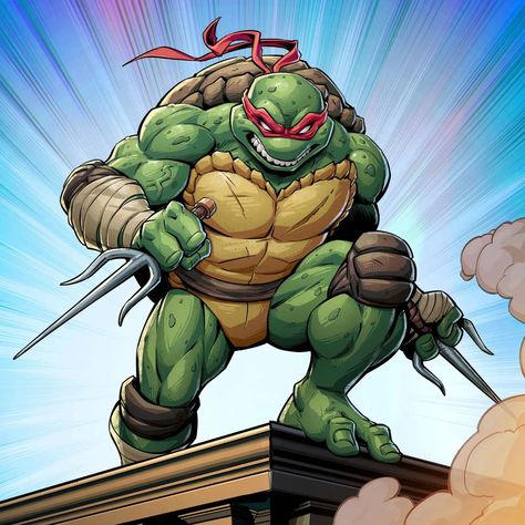 Patrick Brown (@patrickbrownart) | Instagram Patrick Brown Art, Raphael Art, Ninja Turtle Drawing, Patrick Brown, Teenage Mutant Ninja Turtles Artwork, Comic Book Art Style, Ninja Turtles Artwork, Tmnt Artwork, Tmnt Art