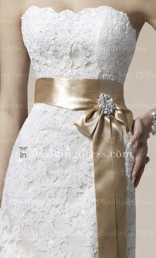 Strapless Lace Wedding Dress, Wedding Dress Sash, Dress Sash, Wedding Sash, Lace Wedding Dresses, Wedding Dresses Strapless, Bridal Belt, Wedding Gowns Lace, Lace Mermaid Wedding Dress