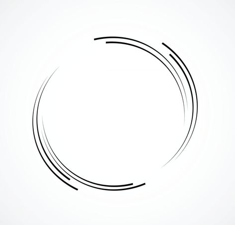 Abstract Lines in Circle Form, Design element, Geometric shape, Striped border frame for image, Technology round Logo, Spiral Vector Illustration Spiral Design Drawing, Logo Rond, Round Logo Design, Circle Borders, Circle Background, Qhd Wallpaper, Circle Logo Design, Creative Circle, Black And White Art Drawing