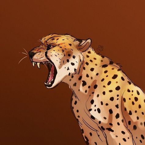 Cheetah Drawing, Big Cat Art, Cheetah Face, Animal Illustration Art, Cat Art Illustration, Big Cats Art, Cheetah Animal, Drawing Expressions, Cheetahs