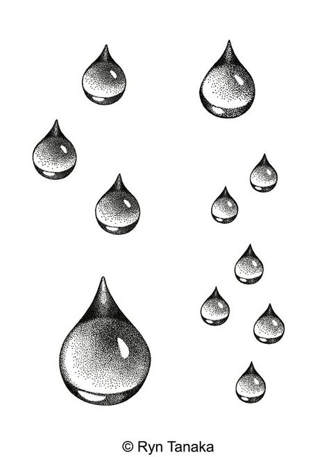 Raindrop Drawing, Rain Cloud Tattoos, Cloud Tattoos, Aqua Man, Hipster Drawings, Music Notes Art, Stippling Art, Cloud Tattoo, Geometric Design Art