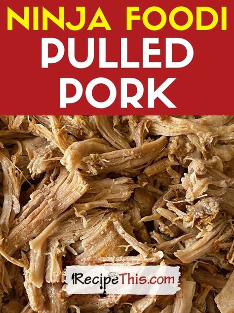 Ninja Foodi Pulled Pork. Learn how to cook a delicious flavoursome pulled pork in the Ninja Foodi. Using both the Ninja air fryer and the Ninja pressure cooker, this is the best barbecue pulled pork recipe ever. Ninja Foodi Pulled Pork, Ninja Pressure Cooker, Pork Loin Pulled Pork, Barbecue Pulled Pork Recipe, Ninja Foodi Recipes, Air Fryer Recipes Chicken Wings, Bbq Pork Tenderloin, Bbq Pulled Pork Recipe, Ninja Cooking System Recipes