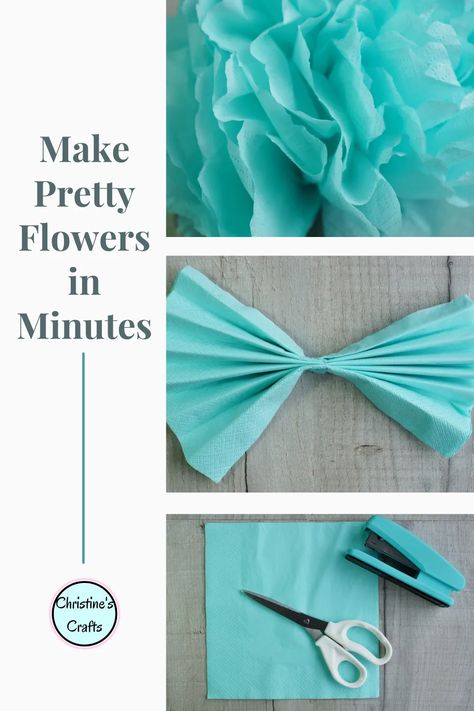 Tissue Paper Flowers Easy, Paper Flowers For Kids, Paper Flowers Diy Easy, Tissue Paper Flowers Diy, Tissue Paper Crafts, Tissue Flowers, Easy Paper Flowers, Paper Balls, Paper Flower Decor