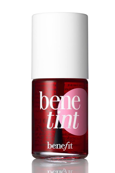 One of the original multi-use products on the market, a few dabs of this lip and cheek stain will give an enviable flush and just-bitten lip to women of all skin tones. $30; benefitcosmetics.com Courtesy of the company  - ELLE.com Bene Tint, Benefit Benetint, Thanksgiving Nail Art, Nail Polish Colors Fall, Fake Life, Benefit Makeup, Blush On Cheeks, Cheek Stain, Gloss Labial