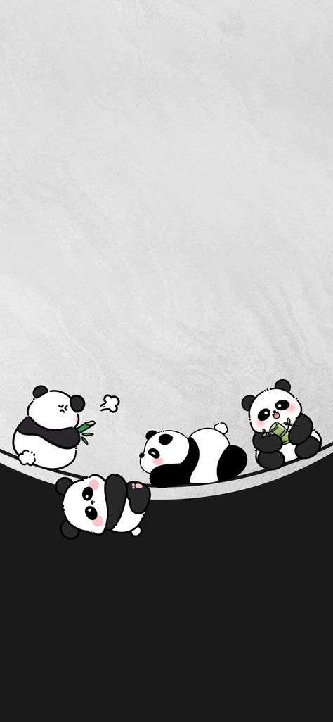 Black Color Wallpaper Iphone, Panda Wallpaper Black Background, Cute Cartoon Wallpapers Iphone Wallpaper Black, Cute Panda Cartoon Drawings, Cute Panda Bear Wallpaper, Panda Asthetic Wallpers, Panda Wallpaper Iphone Backgrounds, Cute Panda Wallpaper For Phone, Wallpaper Iphone Panda