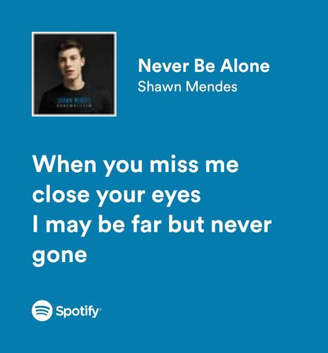 Spotify Quotes Shawn Mendes Tattoo Ideas Lyrics, Shawn Mendes Quotes Lyrics, Aesthetic Spotify Lyrics, Shawn Mendes Señorita, Shawn Mendes Song Lyrics, Streak Snapchat, Shawn Mendes Music, Alone Lyrics, Shawn Mendes Songs