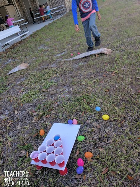 Easter Yard Games, Easter Games For Family Outdoor, Easter Game Ideas, Easter Outdoor Games, Awana Games, Happy Spring Break, Easter Camping, Camping Games For Adults, Fun Easter Games