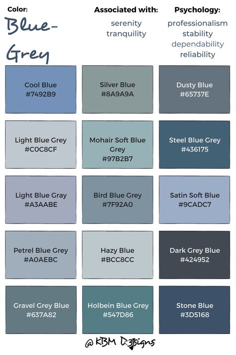 Blue Grey Pallet Colour Palettes, Types Of Grey Colour, Dusty Blue Hex Code, Bloxburg Blue Color Codes, Types Of Blue Shades, Color Codes For Bloxburg, Blue Tones Palette, Colours And Their Names, Blue Grey Palette