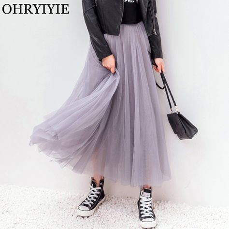 Pleated tulle dress