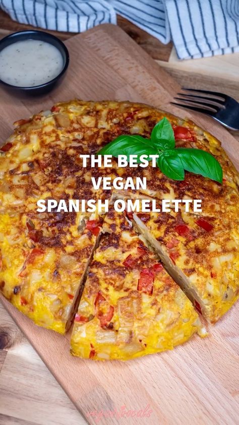 Vegan Gf Recipes, Fresh Corn Salsa, Vegan Omelette, Vegan Breakfast Options, Just Egg, Spanish Omelette, Vegan Egg, Vegan Brunch, Gluten Free Vegan Recipes