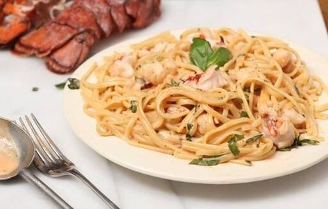 Lobster Parma Rosa Linguine | Knorr US Parma Rosa Sauce, Lobster Linguine, Knorr Recipes, Creative Meals, Linguine Recipes, Lobster Tail, Seafood Pasta, Family Dinner Recipes, Mama Mia