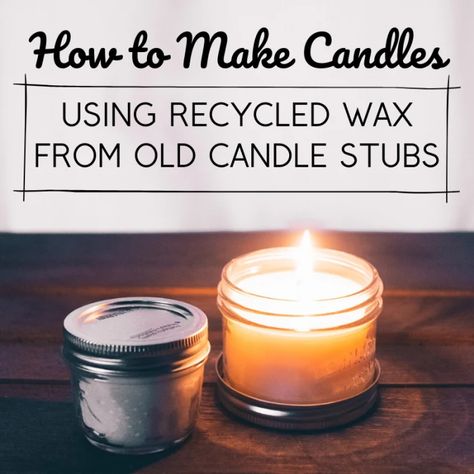 How to Make New Candles From Leftover Wax and Old Stubs - FeltMagnet - Crafts What To Do With Leftover Wax In Candles, Candle Making With Leftover Candles, What To Do With Left Over Wax From Candles, Reuse Candle Wax Diy, Leftover Candle Wax Reuse, Repurpose Candle Wax, Reuse Candle Wax, Leftover Candle Wax, Homemade Natural Candles