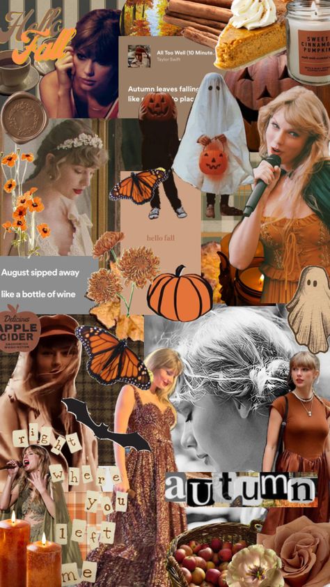 🍂🍂🍂 #fall #autumn #taylorswift #halloween #thanksgiving #leaves #pumpkins #evermore #folklore #redtv Fall Taylor Swift, Taylor Swift Fall, Evermore Folklore, Thanksgiving Leaves, Taylor Swift Images, Halloween Wallpaper Cute, Thanksgiving Wallpaper, Taylor Swift Music, Taylor Swift Posters