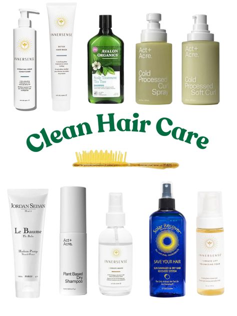 My Current Clean Hair Care Products - Best natural hair shampoo and conditioner Best Clean Shampoo And Conditioner, Clean Dry Shampoo, Non Toxic Makeup Brands, Hair Shampoo And Conditioner, Nontoxic Nail Polish, Clean Beauty Makeup, Natural Shampoo And Conditioner, Nontoxic Skincare, Shampoos And Conditioners