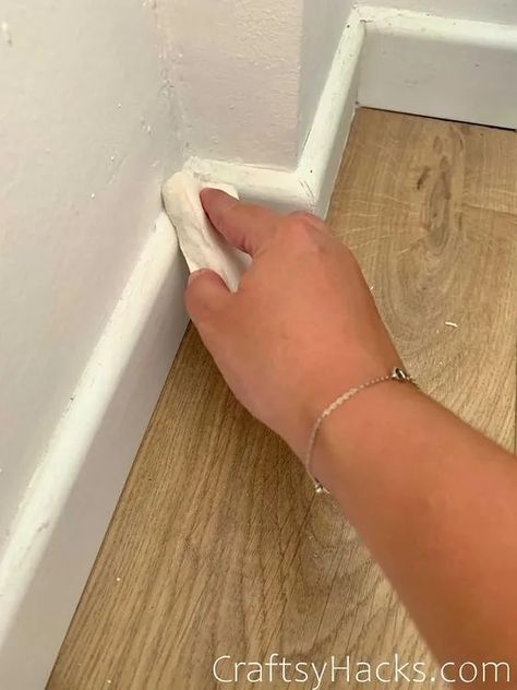 How to Easily Clean Your Baseboards, Doors, and Trim | Simplify How To Clean Baseboards Tips And Tricks, How To Clean White Baseboards, Cleaning Baseboards Hacks, Clean Baseboards Easy Diy, Best Way To Clean Baseboards, How To Clean Baseboards, Baseboards And Trim, Clean Baseboards, Murphy Oil Soap