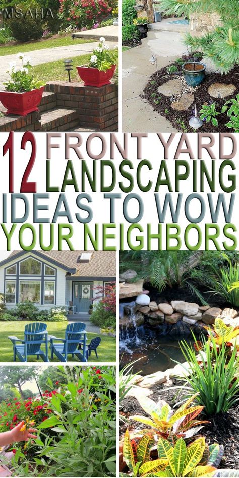 Beautiful Front Yard Landscaping, Curb Appeal Landscape, Front Yard Patio, Front Yards Curb Appeal, Landscaping With Large Rocks, Farmhouse Front, Front Yard Landscaping Ideas, Yard Landscaping Ideas, Have Inspiration