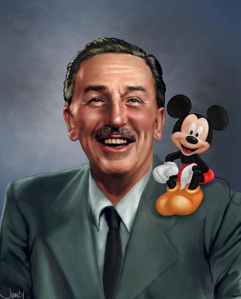 WALTER ELiAS ''WALT'' DiSNEY Walter Elias Disney, Walt Disney Mickey Mouse, Retro Disney, Mickey Mouse Art, Disney Side, Disney Favorites, Disney Memes, Disney Dream, Disney Fun