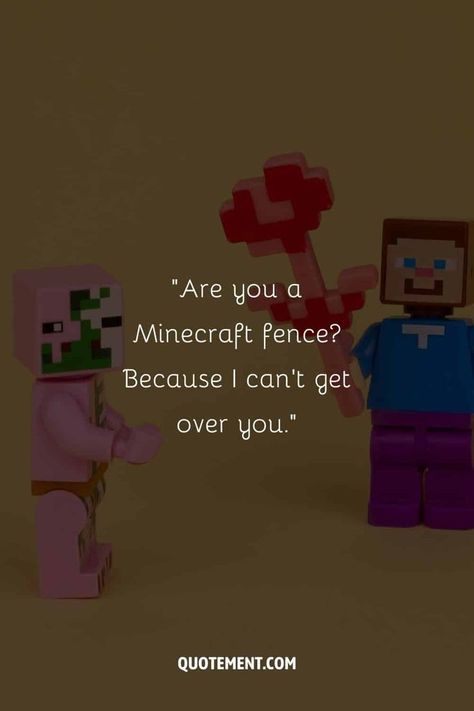 These aren’t your typical pick-up lines. They’re charming, they’re creative, and most importantly, they’re Minecraft-approved. So grab your diamond pickaxe, and let’s start mining for love using these Minecraft pick up lines! Minecraft Pick Up Lines, Diamond Pickaxe, Nerdy Pick Up Lines, Funny Pick Up Lines, Pick Up Line, Pick Up Lines Funny, Pick Up Lines, For Love, Minecraft