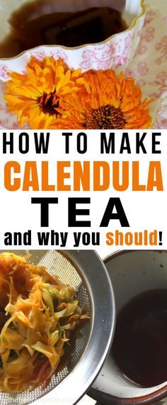 Marigold Tea, Dried Calendula, Calendula Tea, Tea Blends Recipes, Calendula Flowers, Calendula Benefits, Holistic Health Remedies, Homemade Tea, Herbal Teas Recipes