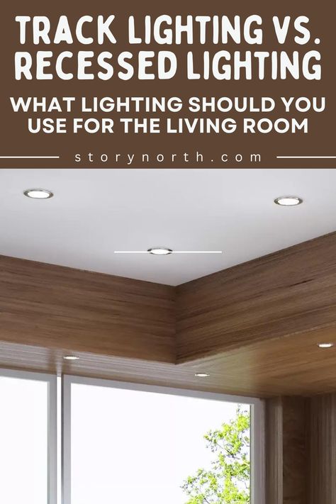 Bring your living room to life with our lighting guide! Learn which one is between tracking and recessed lighting, their benefits, and features that you can choose for the perfect lights for your home. #tracklighting #homedecoration #interiorstyling #livingroomideas #homeimprovement Internal Lighting Ideas, Living Room Strip Lighting, Can Lighting In Living Room, Overhead Lighting Living Room, Recessed Lighting In Living Room, Kitchen Track Lighting, Track Lighting Living Room, Lighting Ideas Living Room, Living Room Spotlights