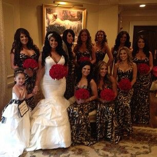 Tracy DiMarco Zebra Wedding, Animal Print Wedding, Leopard Wedding, Tracy Dimarco, Destination Wedding Decor, Big Wedding Dresses, Fashion Network, Fancy Wedding, Brides Wedding Dress