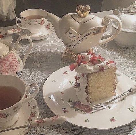 Tea Party, Pastel, Tea, Cake, Pink, Instagram