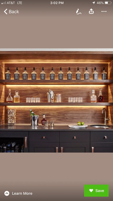 Bar Wall Design, Cabin Bar, Home Wet Bar, Home Bar Cabinet, Home Bar Rooms, Living Room Built Ins, Basement Bar Designs, Home Bar Design, Home Coffee Stations