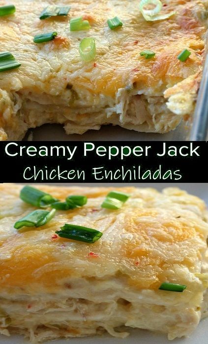 Easy Creamy Pepper Jack Chicken Enchiladas Pepper Jack Chicken, Jack Chicken, Couple Dinner, Chicken Enchiladas Recipe, Creamy Chicken Enchiladas, Chicken Enchilada Casserole, Enchiladas Recipe, Chicken Enchilada Recipe, Enchilada Casserole