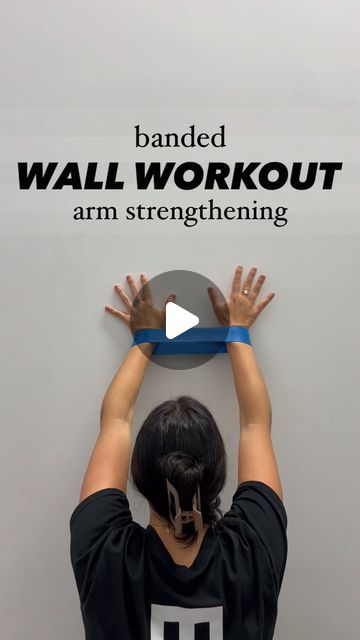 Pulse Sports Club on Instagram: "Banded Wall Workout For Shoulder and Arm Strengthening 💪🏼🙌🏻🏐✅  ⭐️ make sure to keep tension in the band ⭐️  #pulse #pulsevolleyball #strong #strengthening #pulsesportsclub #training #arms" Wall Workout, Sports Club, Sports Clubs, Arm Workout, The Band, Make Sure, Volleyball, Coaching, Train