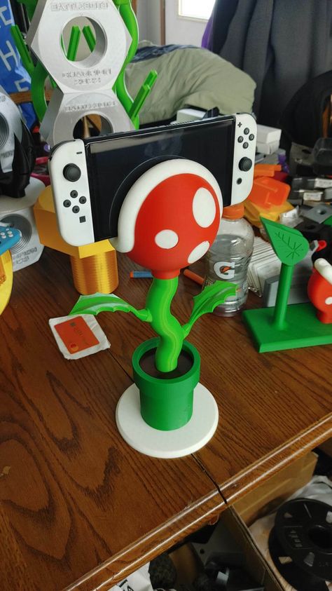 Mini 3d Printer Ideas, Nintendo Switch Stand, Nintendo Switch 3d Print, Bmo Nintendo Switch Stand, Switch Game Holder, Switch Stand, 3d Printed Nintendo Switch Game Holder, Nintendo Decor, 3d Printed Xbox Controller Holder