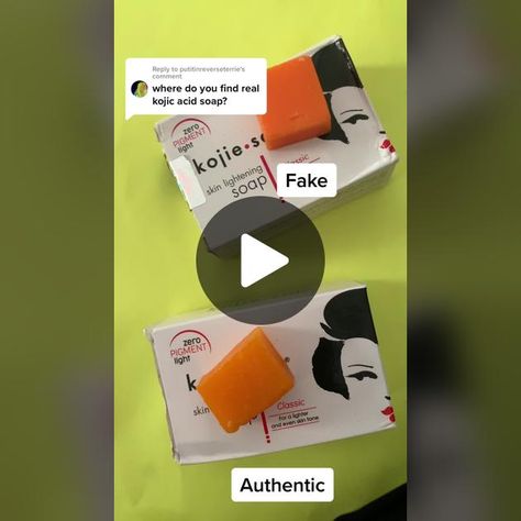 Replying to @putitinreverseterrie The real kojiesan may also come wit... | kojic acid soap | TikTok Kojic Acid Soap, Tag Sticker, Kojic Acid, Lighten Skin, Even Skin Tone, Skin Tones, Soap, The Creator, Quick Saves