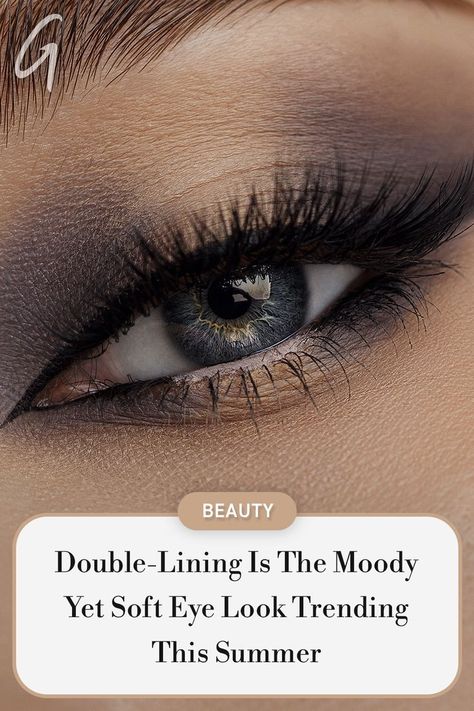 You can embrace a soft look and moody makeup this summer with double-lining. Since the term refers to a style where you apply eyeliner on both the top and bottom lash lines, you might assume that this is too old-school for you. #eyeliner #makeupinspo Moody Makeup, Soft Eyes, How To Apply Eyeliner, Eye Look, Makeup Inspo, This Summer, Old School, Eyeliner, Beauty Hacks