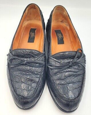 ad eBay - ZELLI Genuine Crocodile Alligator Mens 8 1/2 M Black Loafers Made In Italy - Buy Now, click the link (eBay) Crocodile Shoes, Men's Dress Shoes, Black Loafers, Back To Life, Alligator, Click The Link, Dress Shoes, Buy Now, Loafers