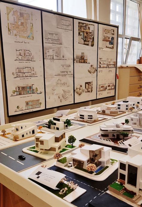 Architecture University Aesthetic, Architecture Student Model, Architecture Degree Aesthetic, Architecture Portfolio For University, Study Architecture Aesthetic, Architecture Vision Board, Study Model Architecture, Maket Architecture Ideas Design, Architecture Aesthetic Student