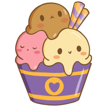 Cute Food Drawings Kawaii Sweets, Ice Cream Cartoon Drawing, Cartoon Desserts Drawings, Cute Sweets Drawing, Ice Cream Character Design, Ice Cream Doodle Art, Kawaii Ice Cream Drawing, Ice Cream Design Ideas, Cute Drawings Food