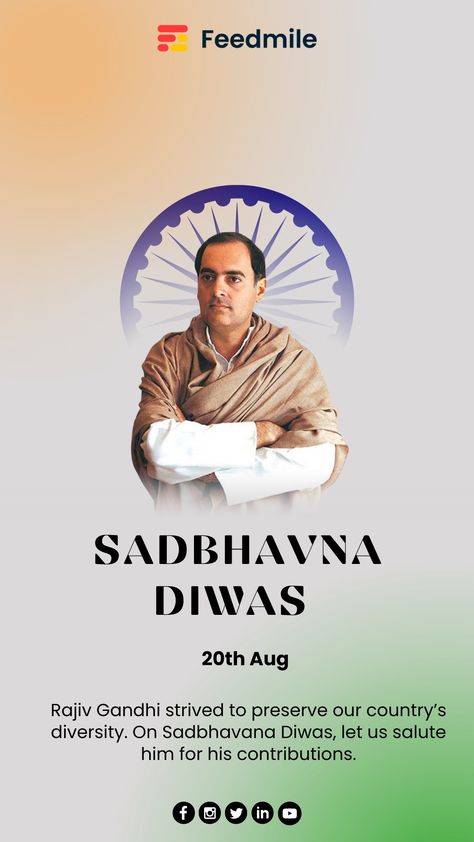 Sadbhavna Diwas General Ideas, Creative Ads, Bulletin Board, Quick Saves, Art