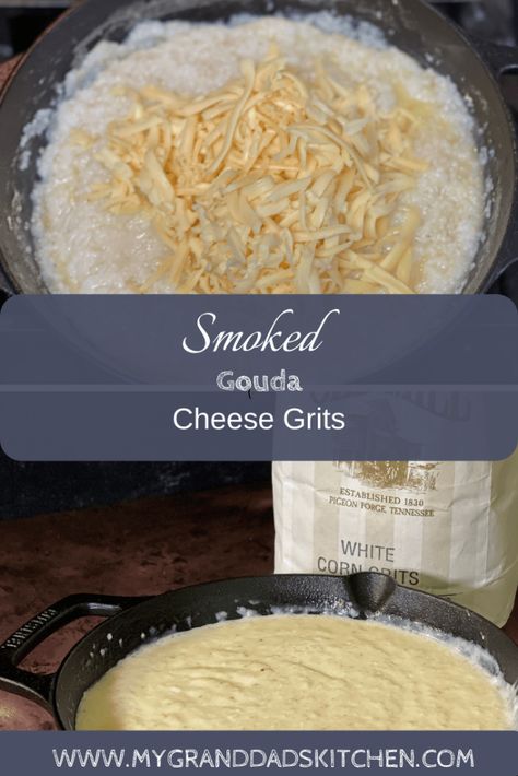 Smoked Gouda Cheese Grits, Gouda Cheese Grits, Smoked Gouda Grits Recipe, Gouda Grits Recipe, Grit Recipes, Gouda Cheese Dip, Smoked Gouda Grits, Gouda Cheese Recipes, Gouda Grits