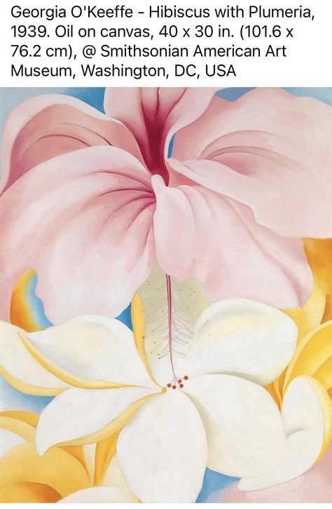 Georgia Okeefe Paintings, Georgia Okeefe Flowers, Okeefe Flowers, Plumeria Painting, Georgia O'keefe Art, New York Skyscrapers, Georgia O Keeffe Paintings, O Keeffe Paintings, Georgia Okeeffe