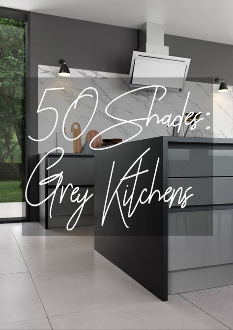 The colour grey, having faded from the limelight as a pop culture and interior design staple over recent years, is seeing a real resurgence in kitchen interiors. We've seen an uptick in clients looking for variations on grey units, grey doors, and grey worktops, so our latest blog post focuses on how to make your grey kitchen interior an instant hit! #kitchendesign #Interiordesign #kitchendesignblog #interiordesignblog #greyinteriors Light Grey Gloss Kitchen, Grey Worktop Kitchen, 50 Shades Grey, Suburban Family Home, Grey Kitchen Interior, Grey Gloss Kitchen, Light Grey Kitchen, Grey Kitchen Tiles, Warm Grey Walls