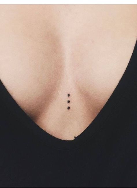 Sternum Tattoo Fine Line, Tattoo Sternum, Tattoos Geometric, Most Popular Tattoos, Discreet Tattoos, Dainty Tattoos, Subtle Tattoos, Personal Statement, Elegant Tattoos